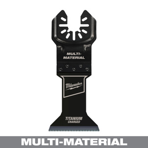 Milwaukee Oscillating Multi-tool Blades 1 Piece 1-3/4 in Cut Width Drywall, Metal, Nail-embedded Wood, Plaster, Plastic