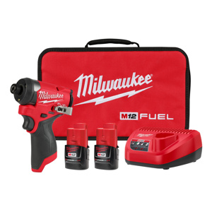 Milwaukee M12™ FUEL™ Compact Hex Impact Driver Kits 1/4 in Cordless