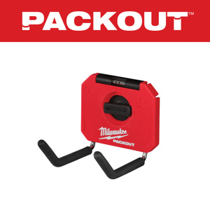 Milwaukee PACKOUT™ Tool Storage Hooks 4 in Polypropylene Red<multisep/>Black
