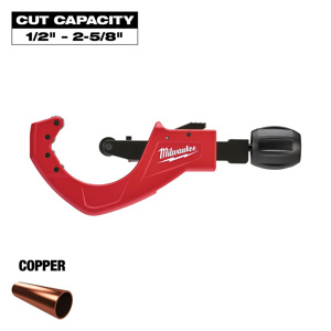Milwaukee Quick Adjust Copper Tubing Cutters Manual 1/2 - 2-5/8 in