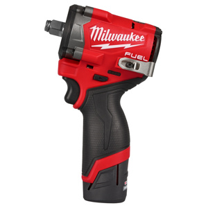 Milwaukee M12™ FUEL™ Stubby Impact Wrench Kits 1/2 in Cordless