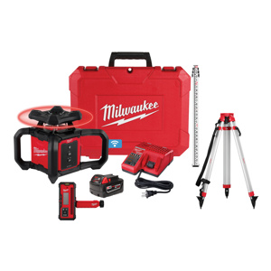 Milwaukee Exterior Rotary Laser Level Kits Battery