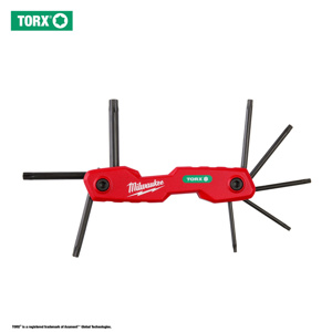 Milwaukee Folding Hex Key Sets 8 Piece Folding Uninsulated