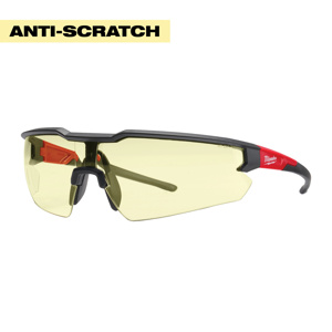 Milwaukee Safety Glasses Anti-scratch Yellow Black/Red