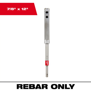 Milwaukee Rebar Cutter Drill Bits 7/8 x 12 in Carbide SDS Plus® 7/8 in