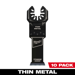 Milwaukee Oscillating Multi-tool Blades 1 Piece 1-1/8 in Cut Width Drywall, Metal, Nail-embedded Wood, Plaster, Plastic