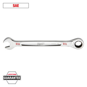 Milwaukee Ratcheting Combination Wrenches SAE 9/16 in