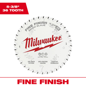 Milwaukee Circular Saw Blades 5-3/8 in 36 Tooth 1 Piece