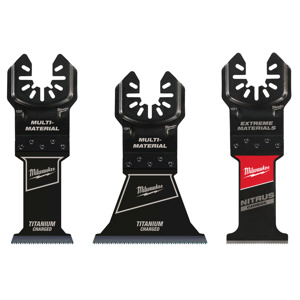 Milwaukee Oscillating Multi-tool Blade Sets 3 Piece 1-3/8 in, 2-1/2 in Metal, Wood