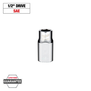 Milwaukee SAE Sockets 1/2 in Standard 6 Point 7/16 in