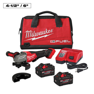 Milwaukee M18™ FUEL™ No-lock Braking Grinder Kits 6 in Cordless Paddle Switch