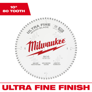 Milwaukee Circular Saw Blades 10 in 80 Tooth 1 Piece