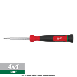Milwaukee Precision Multi-bit Screwdrivers 4-in-1 Piece