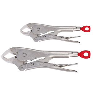 Milwaukee Locking Plier Sets 2 Piece Curved