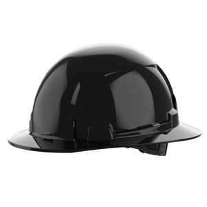 Milwaukee BOLT™ Full Brim Unvented Hard Hats 6.5 - 8.5 in 6 Point Ratchet Black
