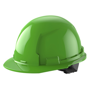 Milwaukee BOLT™ Front Brim Unvented Hard Hats 6.5 - 8.5 in 4 Point Ratchet Green