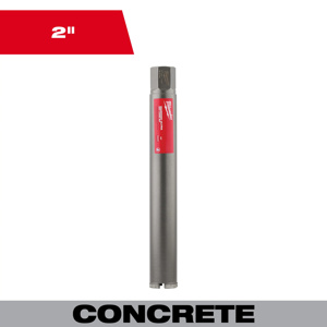 Milwaukee Ultra Dry Core Bits <em class="search-results-highlight">2</em> x <em class="search-results-highlight">13</em> in Diamond Coated 1-1/4 in