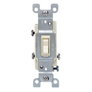 <em class="search-results-highlight">Leviton</em> 3-Way, SPST Toggle Light Switches 15 A 120 V Ivory