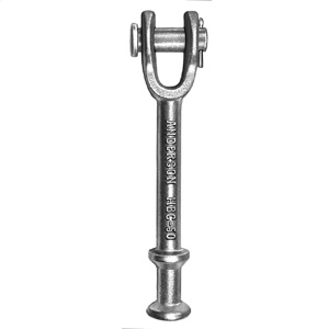 Hubbell Power Hot Line Link, Clevis Balls Steel 9.56 in