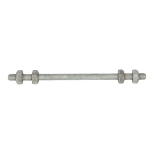 Hubbell Power Steel Double Arming Bolts 1 in 40 in 33500 lbf