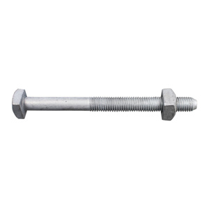 Hubbell Power Steel Square Head Machine Bolts 7/8 in 6 in 25400 lbf