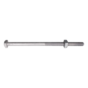 Hubbell Power Steel Square Head Machine Bolts 1 in 14 in 33500 lbf