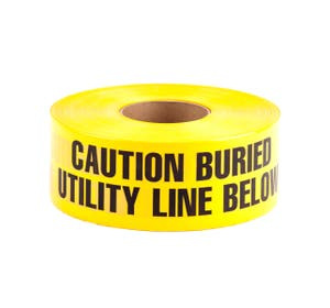 UT20D UG CAUTION TAPE YEL 3X1000 UTILITY