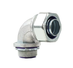 Dottie 90 Degree Metallic Liquidtight Connectors 3/4 in Insulated