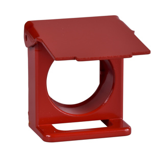 Square D Harmony™ Padlockable Flaps Red