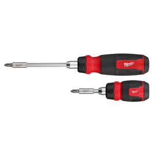 Milwaukee Compact Racheting Multi-bit Screwdrivers 8-in-1 Piece Manual Magnetic