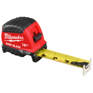Milwaukee Magnetic Tip Tape Measures 16 ft SAE Automatic Rewind Toggle Lock 1-1/2 in