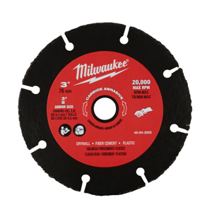 Milwaukee Grinding Discs 3 x .04 x 3/8 in