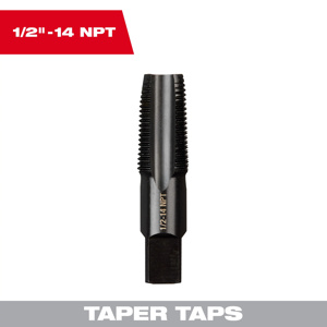 Milwaukee Straight Flute Taper Taps