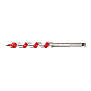 Milwaukee Screw Point Ship Auger Drill Bits High Speed Steel Hexagonal 7/16 in