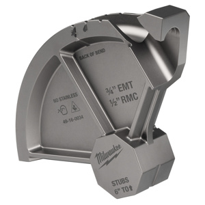 Milwaukee Conduit Bender Shoes 3/4 in EMT, 1/2 in RMC