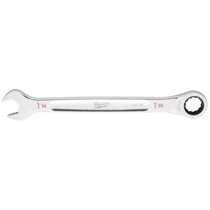 Milwaukee Ratcheting Combination Wrenches SAE 1-1/4 in