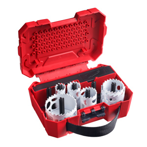 Milwaukee Hole Saw Sets 10 Piece 7/8 in - 2-1/2 in Carbide Tipped