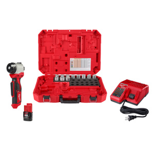 Milwaukee Cable Stripper Kits 1/0 - 750 kcmil Cu and Al THHN/XHHW Black/Red Straight