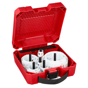 Milwaukee Hole Saw Sets 16 Piece 3/4 - 4-5/8 in High Speed Steel