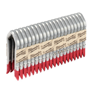 Milwaukee Staples Steel Hot Dip Galvanized 9 Gauge
