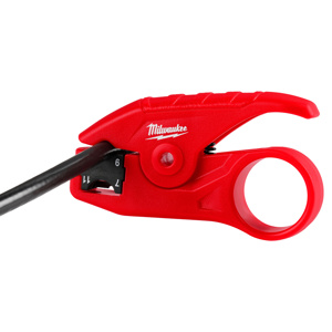 Milwaukee Cable Strippers Coax: RG6/RG6Q/RG7/RG11/RG59 Red