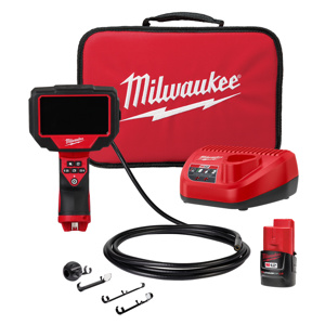 Milwaukee M12™ M-SPECTOR 360™ Inspection Camera Kits Cordless LCD 10 ft