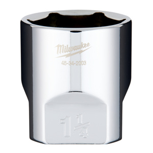 Milwaukee SAE Sockets 1/2 in Standard 6 Point 1-1/4 in