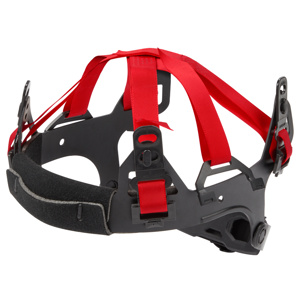 Milwaukee Ratcheting Suspensions 6 Point Nylon Red<multisep/>Black