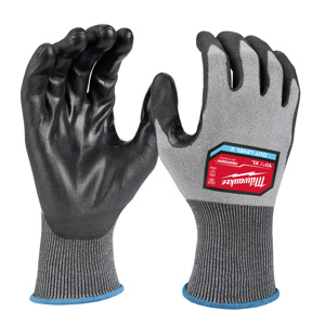 Milwaukee SMARTSWIPE™ Polyurethane-dipped Gloves XL Gray