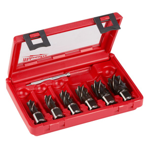 Milwaukee Annular Cutter Sets 6 Piece High Speed Steel
