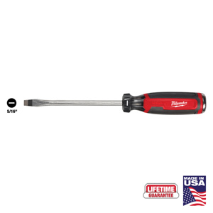 Milwaukee Slotted Tip Screwdrivers 5/16 in