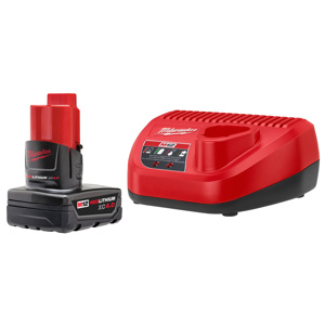 Milwaukee M12™ REDLITHIUM™ XC Battery / Charger Kits M12™ Lithium-ion (Li-ion) Batteries 4 Ah