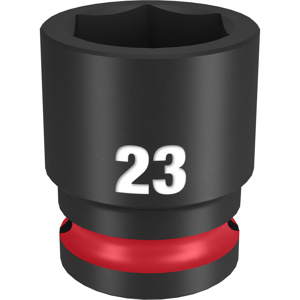Milwaukee SHOCKWAVE Impact Duty™ Metric Sockets 1/2 in Shallow 6 Point 23 mm