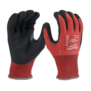 Milwaukee SMARTSWIPE™ Nitrile-dipped Work Gloves Red<multisep/>Black